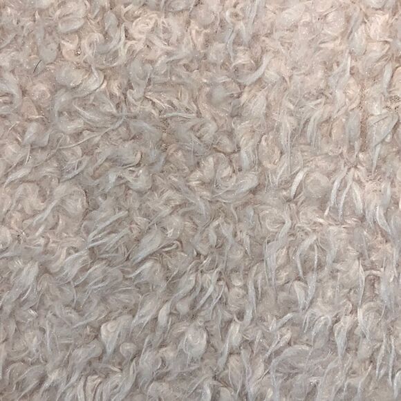 WishList Cream Faux Fur Sherpa Super Soft Open Front Vest Furry Fuzzy Small - Picture 3 of 7